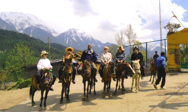 horseback trekking
